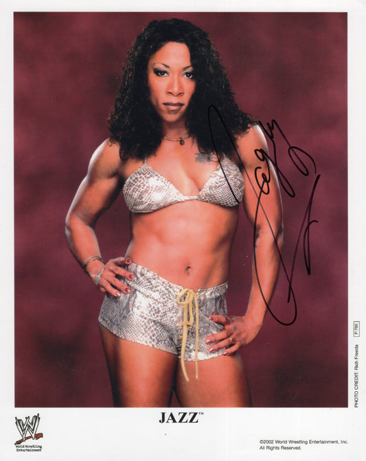 Jazz (8x10) WWF WWE  photo signed auto autographed