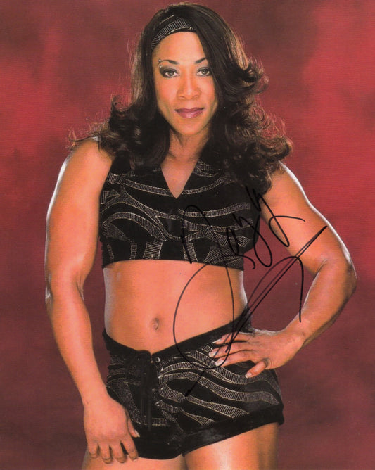 Jazz (8x10) WWF WWE  photo signed auto autographed