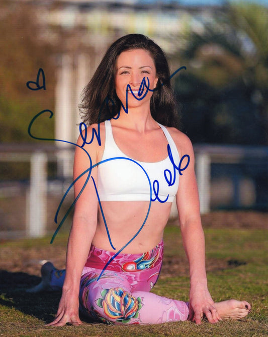 Serena Deeb 8x10 Signed AEW promo autographed