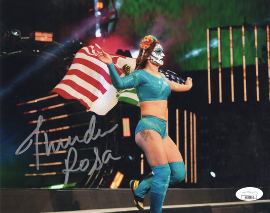 Thunder Rosa (8x10) jsa photo signed auto autographed AEW