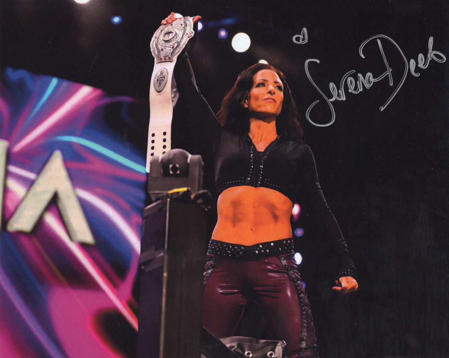 Serena Deeb 8x10 photo signed auto autographed AEW WWF