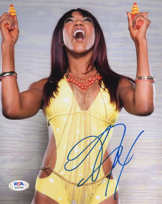 Alicia Fox 8x10 psa certed photo signed auto autographed WWF WWE