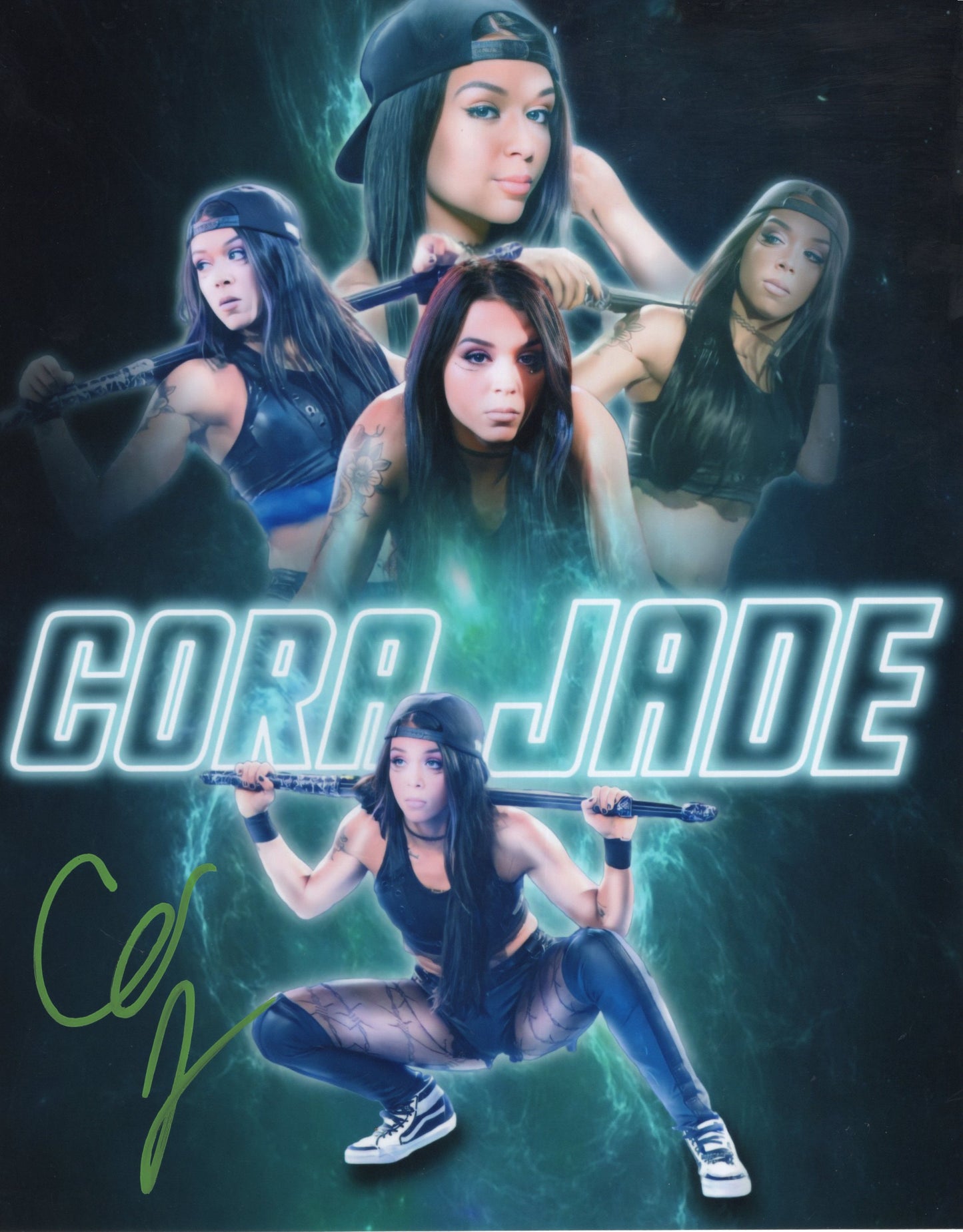 Cora Jade (8x10) NXT WWE photo signed auto autographed