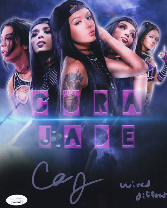 Cora Jade (8x10) NXT WWE photo signed auto autographed JSA inscribed