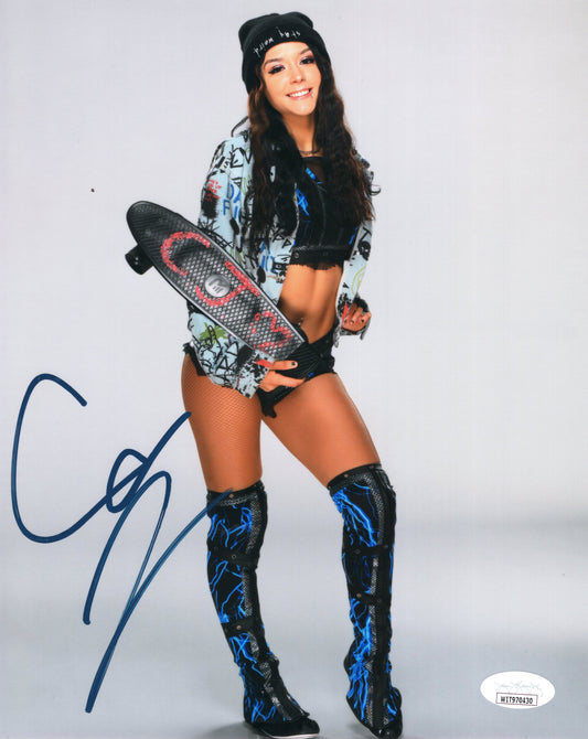 Cora Jade (metallic 8x10) NXT WWE photo signed auto autographed JSA