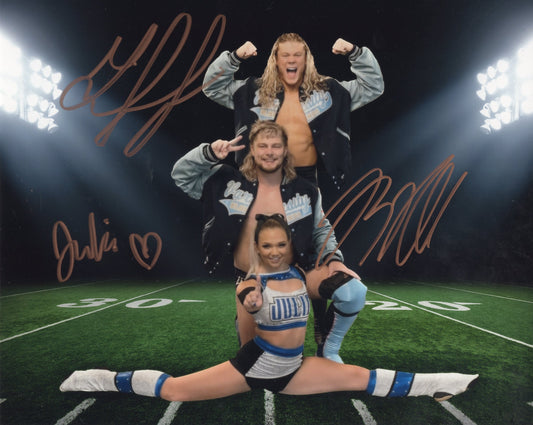 Triple signed Varsity Blondes photo signed auto autographed photo signed AEW