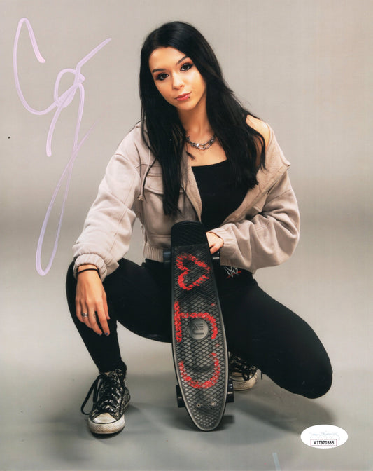 Cora Jade (metallic 8x10) NXT WWE photo signed auto autographed