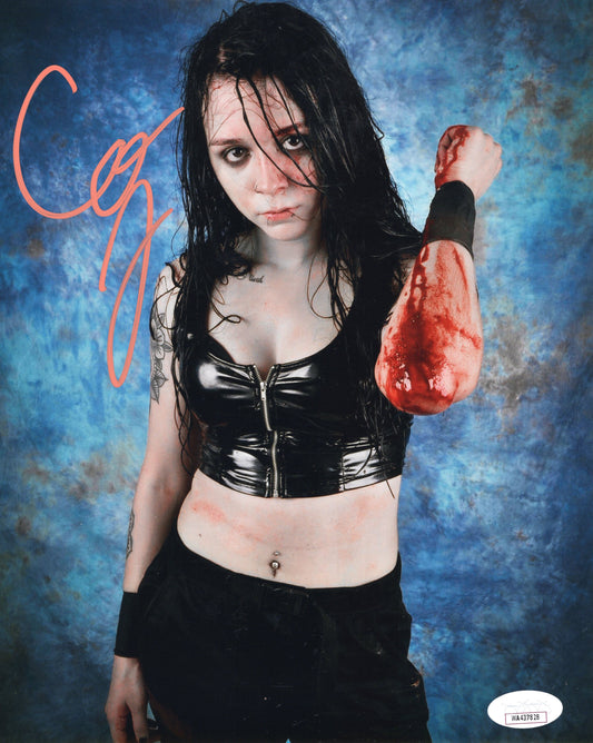 Cora Jade (metallic 8x10) NXT WWE photo signed auto autographed JSA