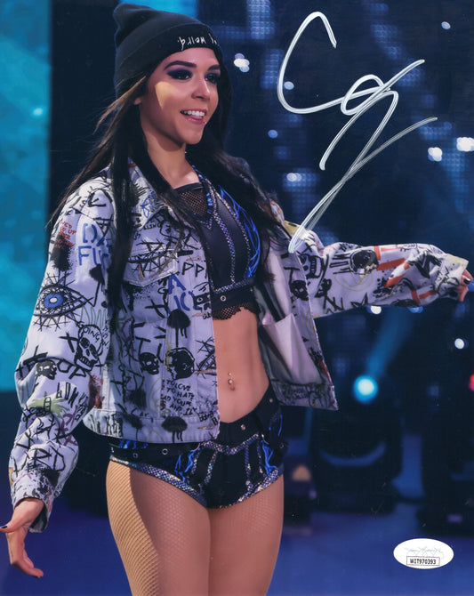 Cora Jade (metallic 8x10) NXT WWE photo signed auto autographed JSA