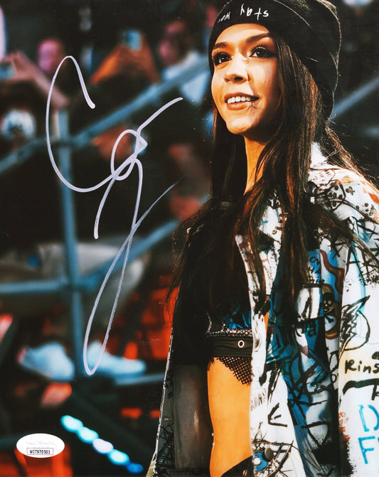 Cora Jade (metallic 8x10) NXT WWE photo signed auto autographed JSA