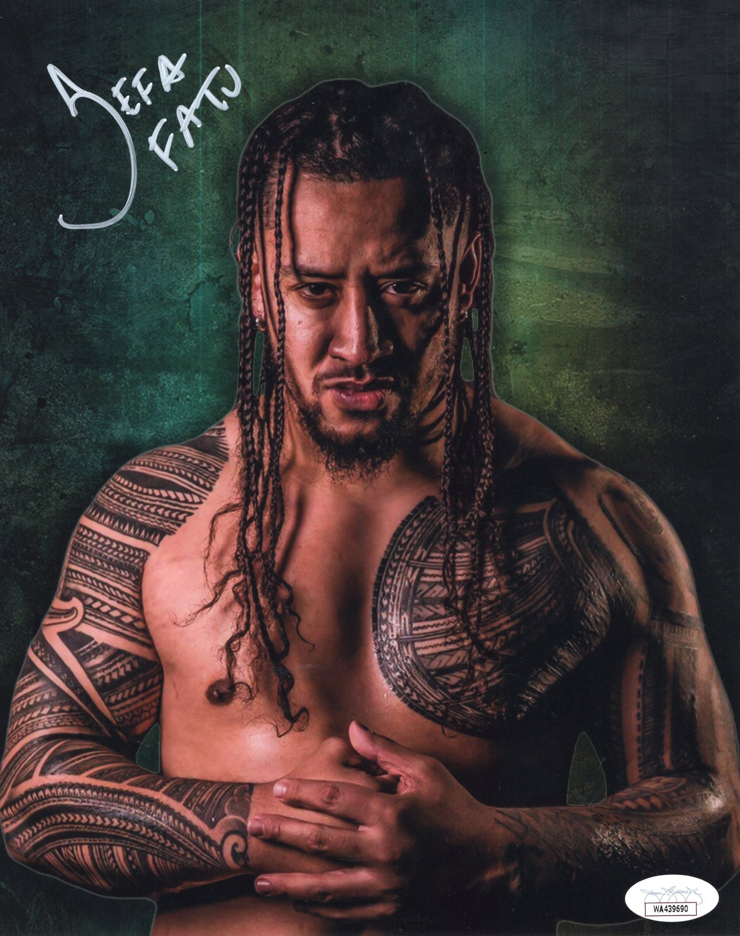 Sefa Fatu aka Solo Sikoa 8x10 jsa photo signed auto autographed WWE