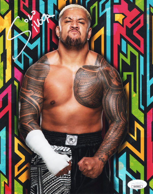 Solo Sikoa 8x10 jsa certed photo signed auto autographed WWE