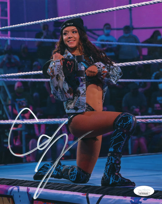 Cora Jade (metallic 8x10) NXT WWE photo signed auto autographed