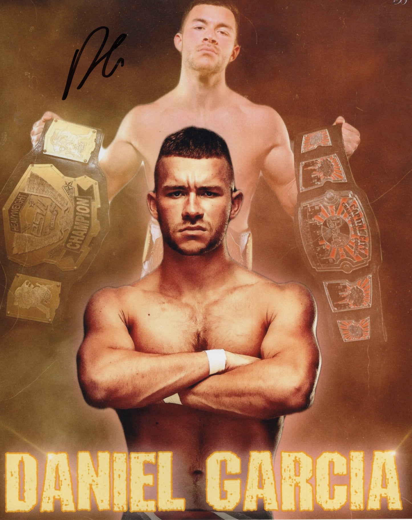 Daniel Garcia 8x10 photo signed auto autographed AEW