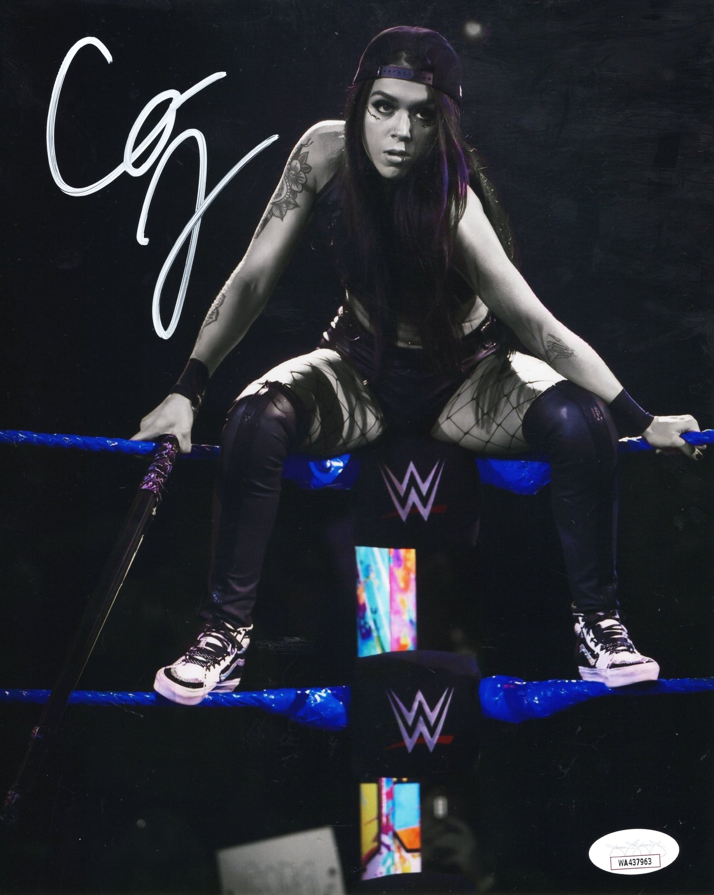 Cora Jade (metallic 8x10) NXT WWE photo signed auto autographed JSA