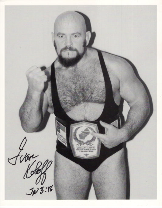 Ivan koloff 8x10 photo signed auto autographed NWA WCW WWF