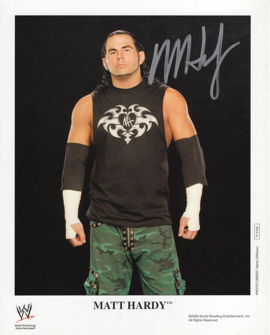 Matt hardy original promo photo signed auto autographed