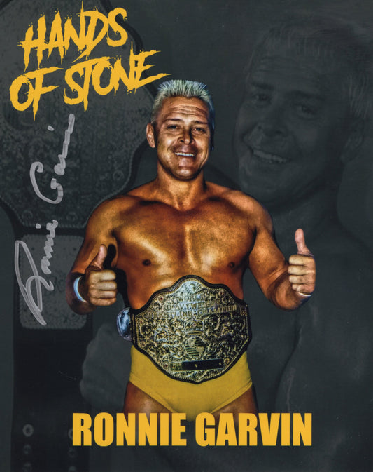 Ronnie Garvin 8x10 photo signed auto autographed wwf