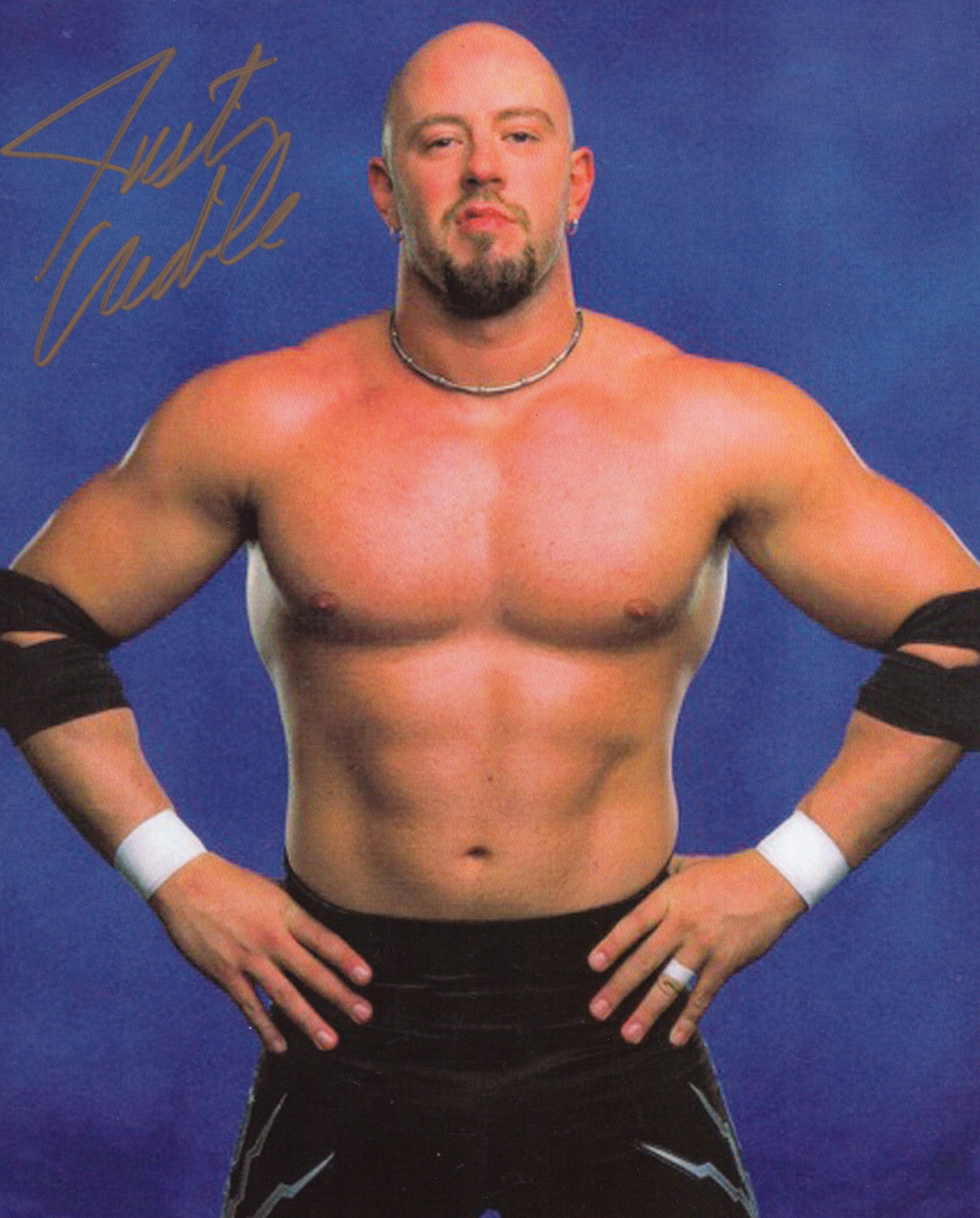 Justin Credible ecw (8x10) photo signed auto autographed