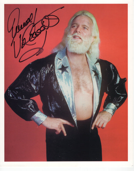 Jimmy valiant  8x10 (snall smudge) photo signed auto autographed WWF