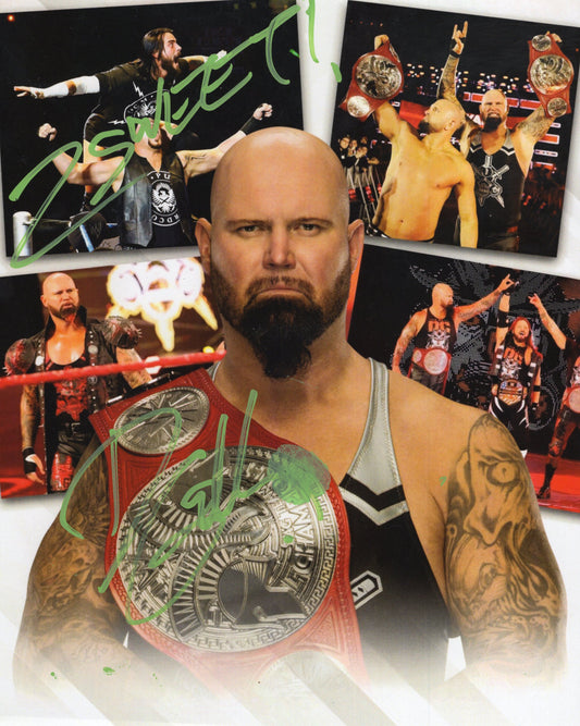 Luke Gallows 8x10 photo signed auto autographed AEW WWE