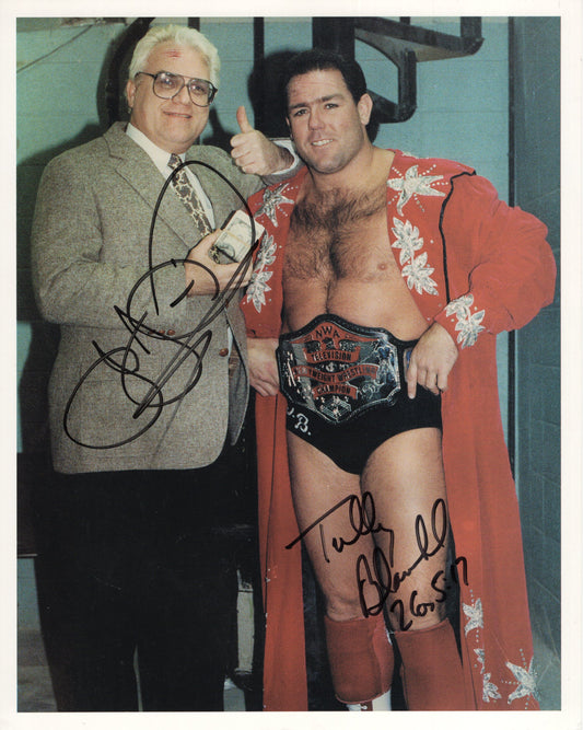 JJ Dillon Tully Blanchard 8x10 photo signed auto autographed WCW NWA