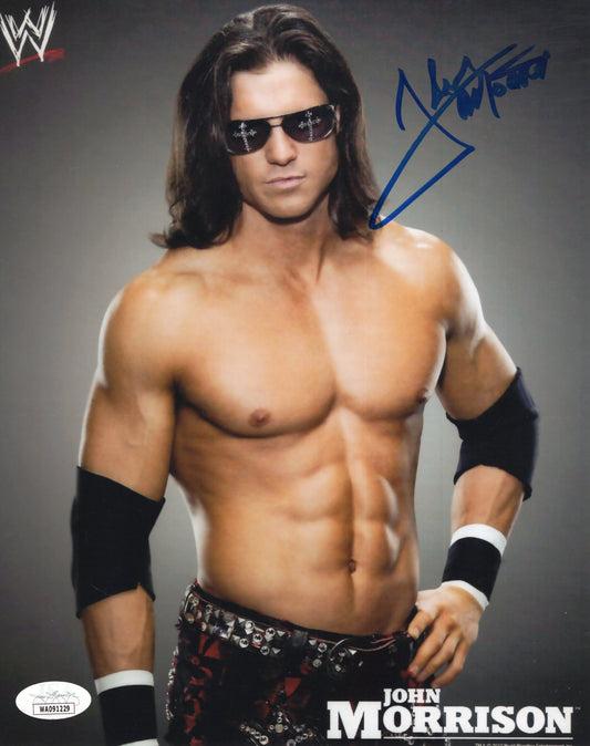 John Morrison (8x10) autographed Signed Wrestling WWE AEW JSA photo