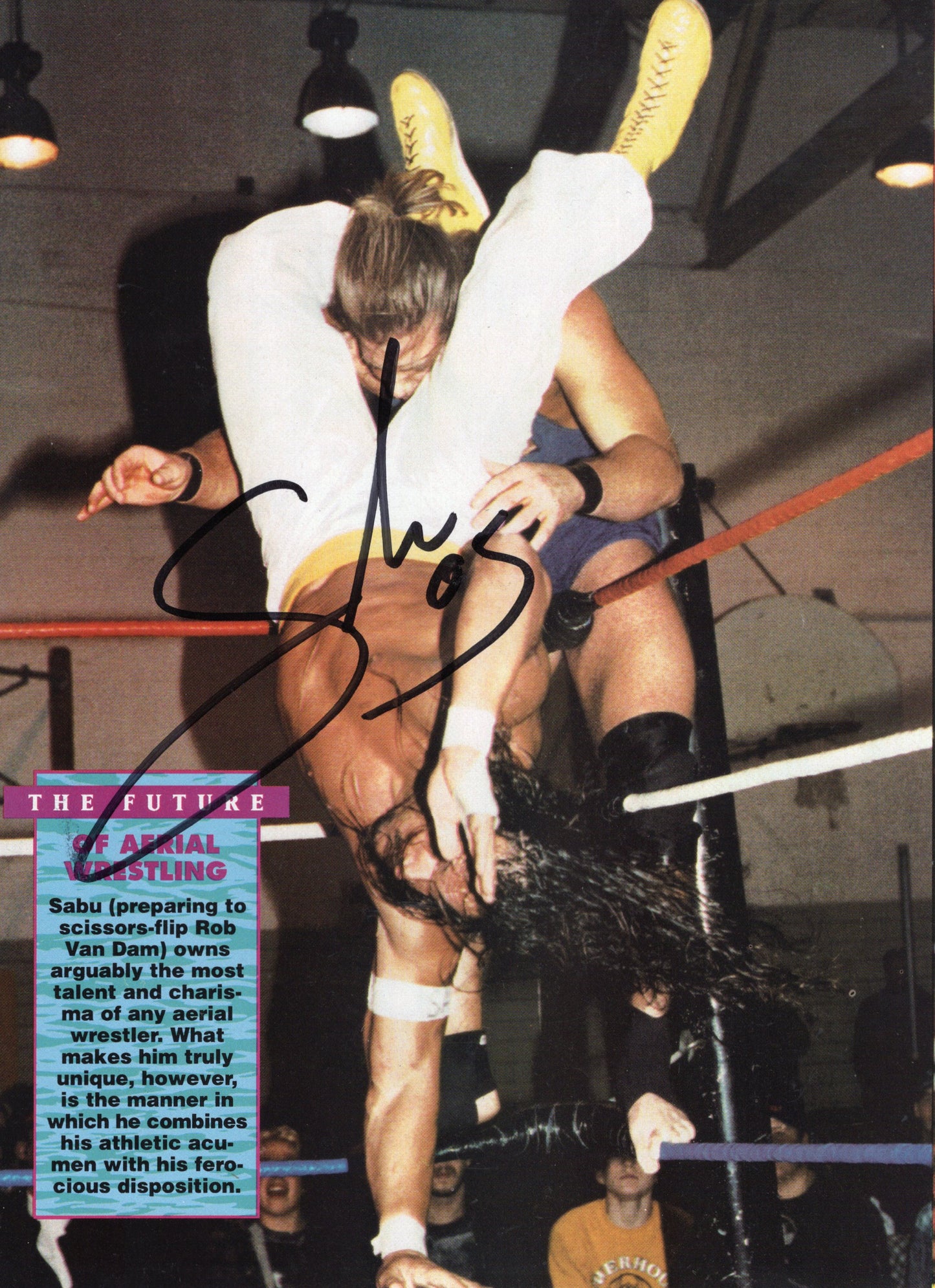 Sabu (magazine page) photo signed auto autographed