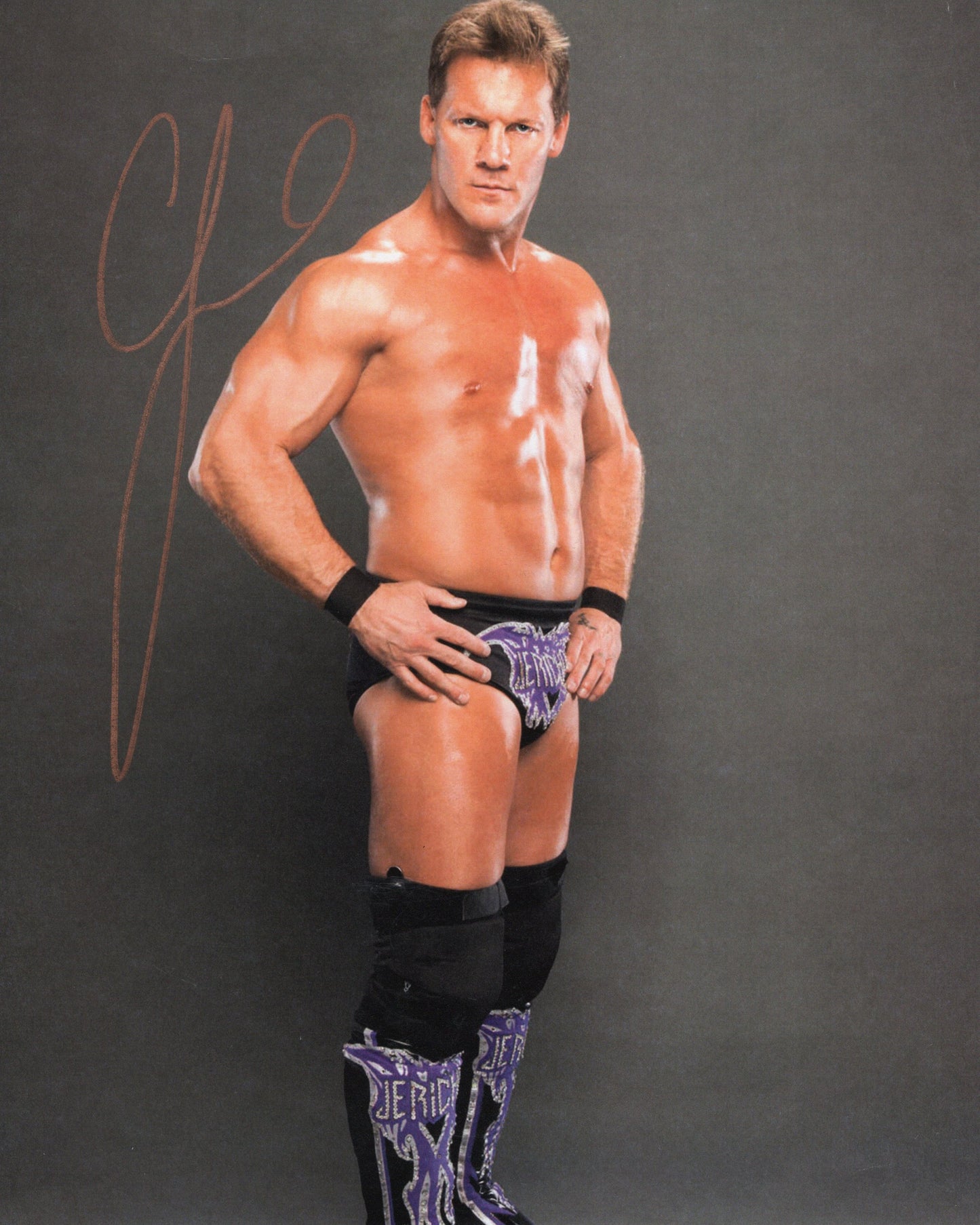 Chris Jericho 8x10 photo signed auto autographed AEW WWF WWE