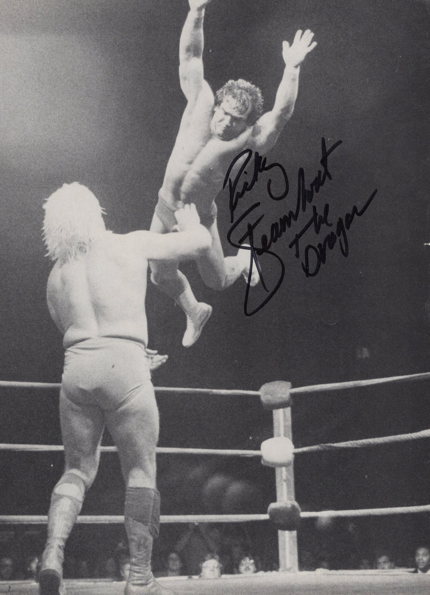 Ricky Steamboat (magazine page) photo signed auto autographed