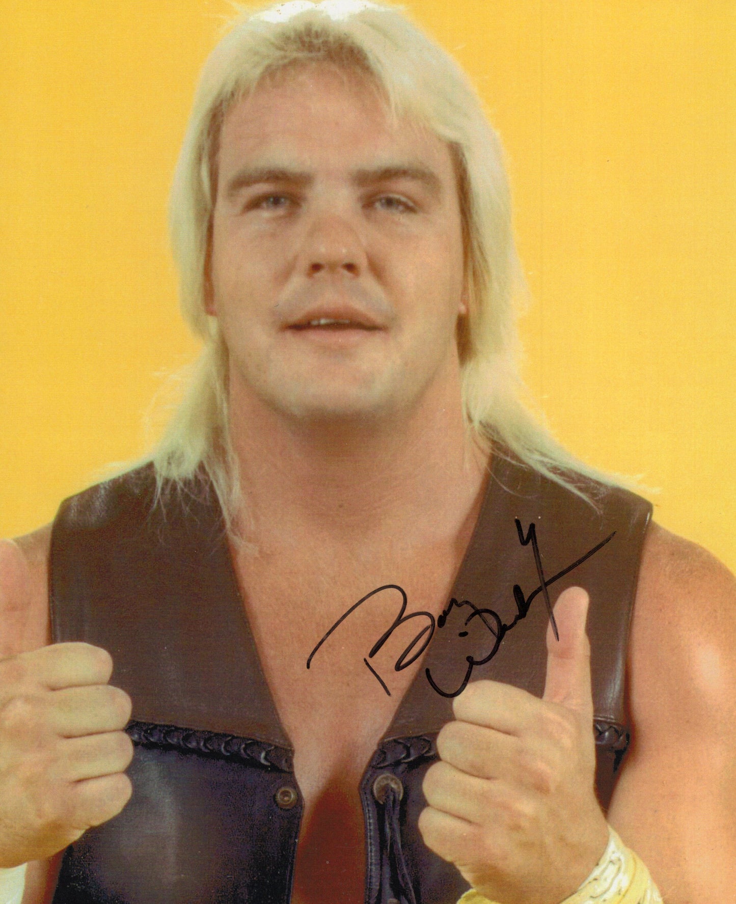 Barry Windham (8x10) WWF NWA WCW photo signed auto autographed