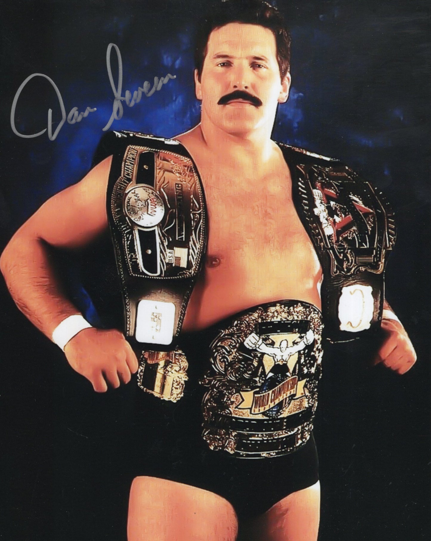 Dan Severn signed 8x10 photo signed auto autographed WWF WWE