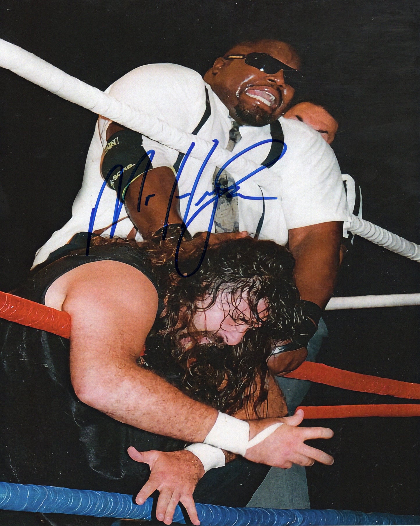 Mr. Hughes  8x10 photo signed auto autographed WCW