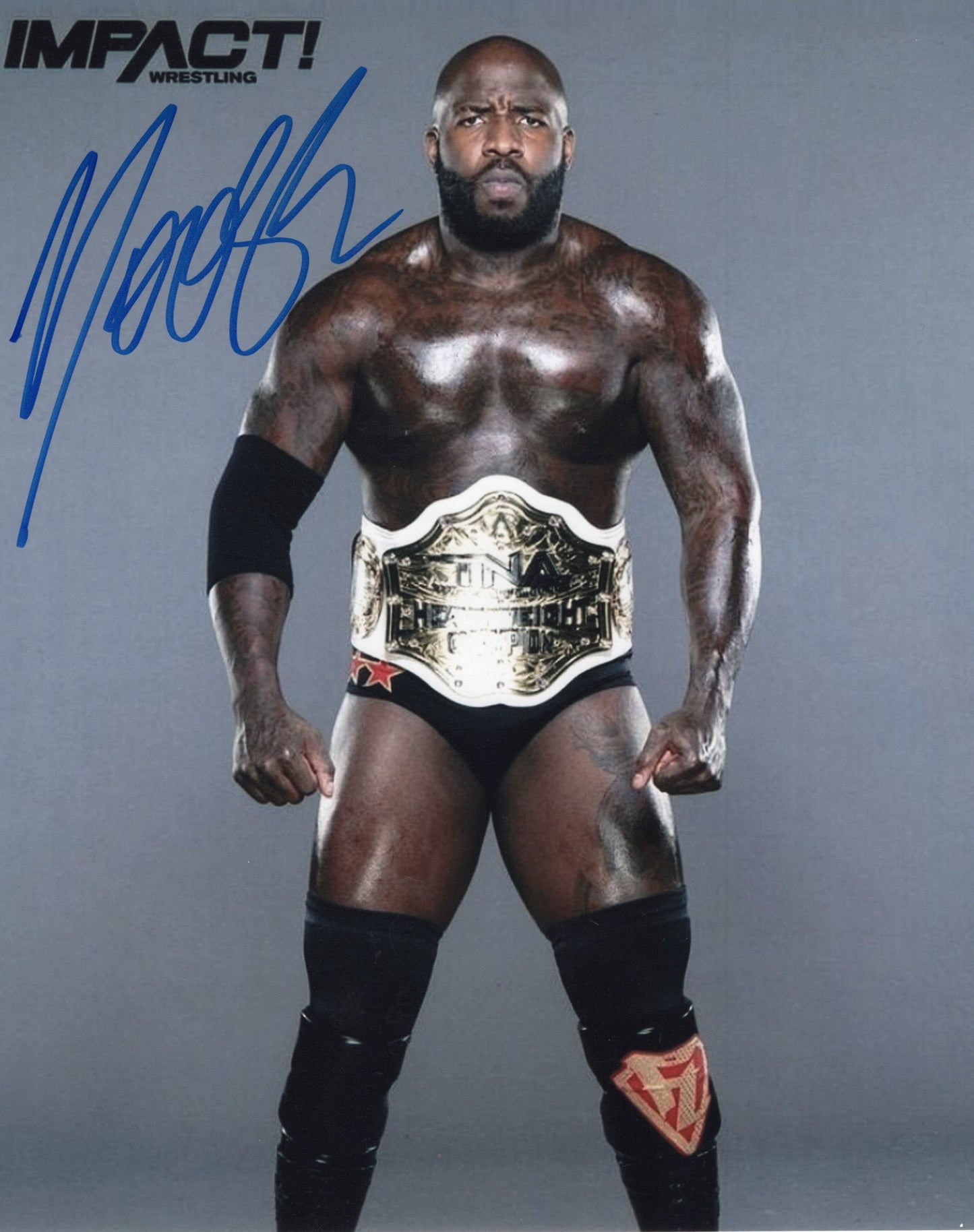 Moose signed (8x10) TNA Impact photo signed auto autographed