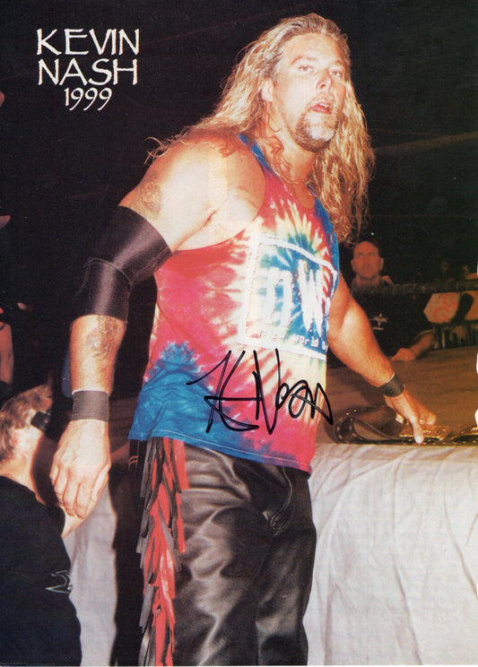 Kevin Nash (magazine page) photo signed auto autographed