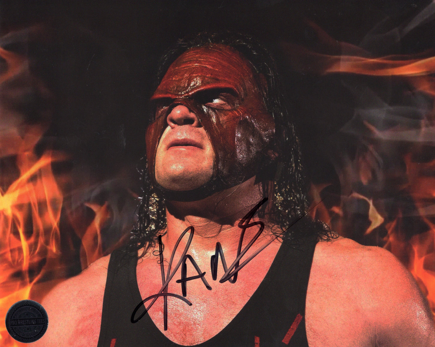 Kane 8x10 photo signed auto autographed WWF WWE