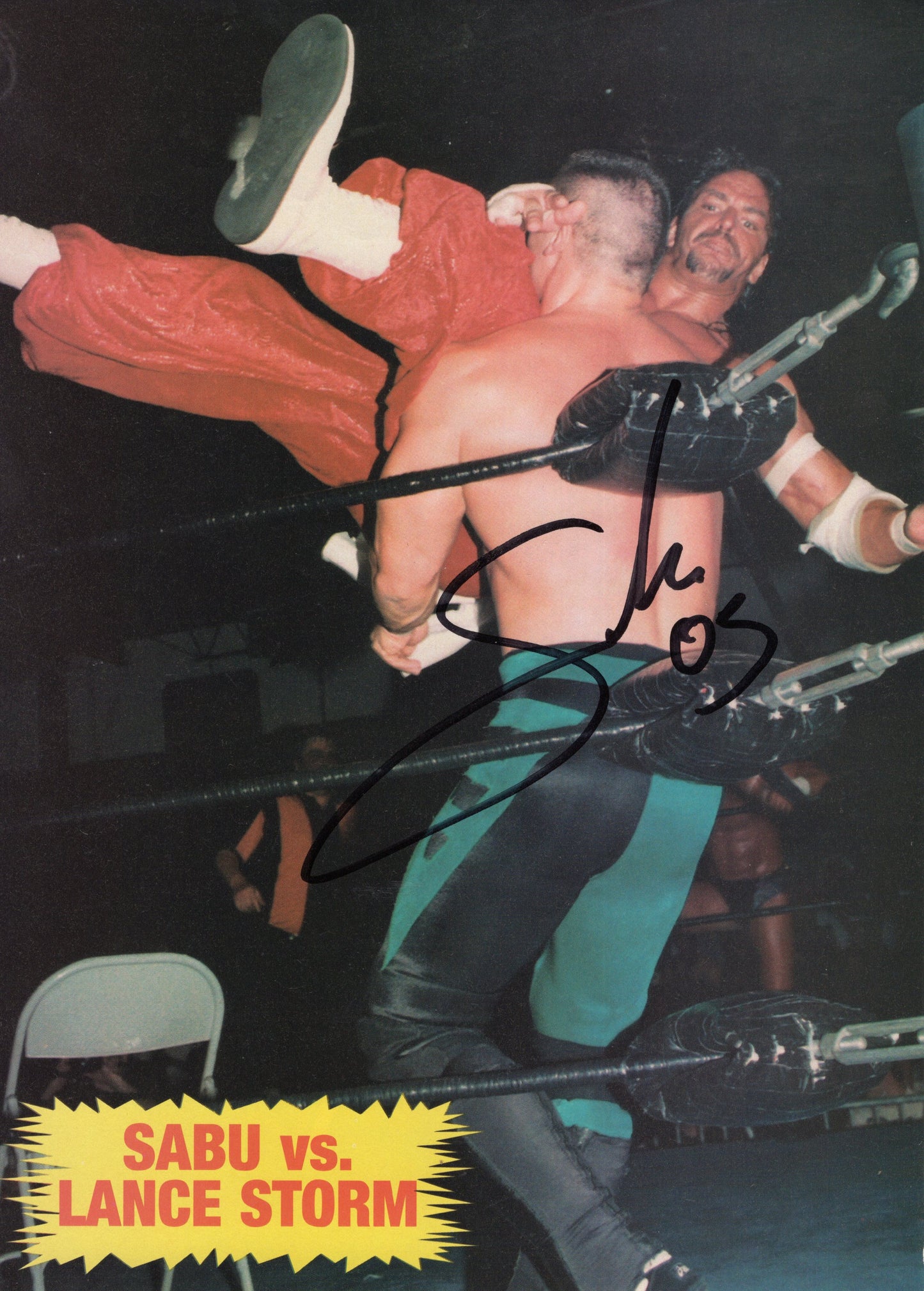 Sabu (magazine page) photo signed auto autographed