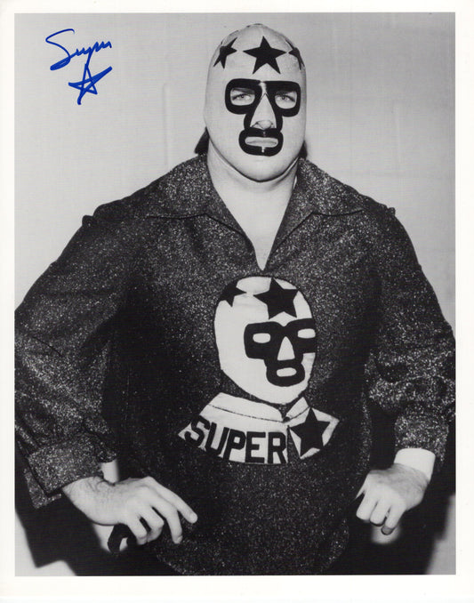 Masked Superstar 8x10 photo signed auto autographed WWF WWE