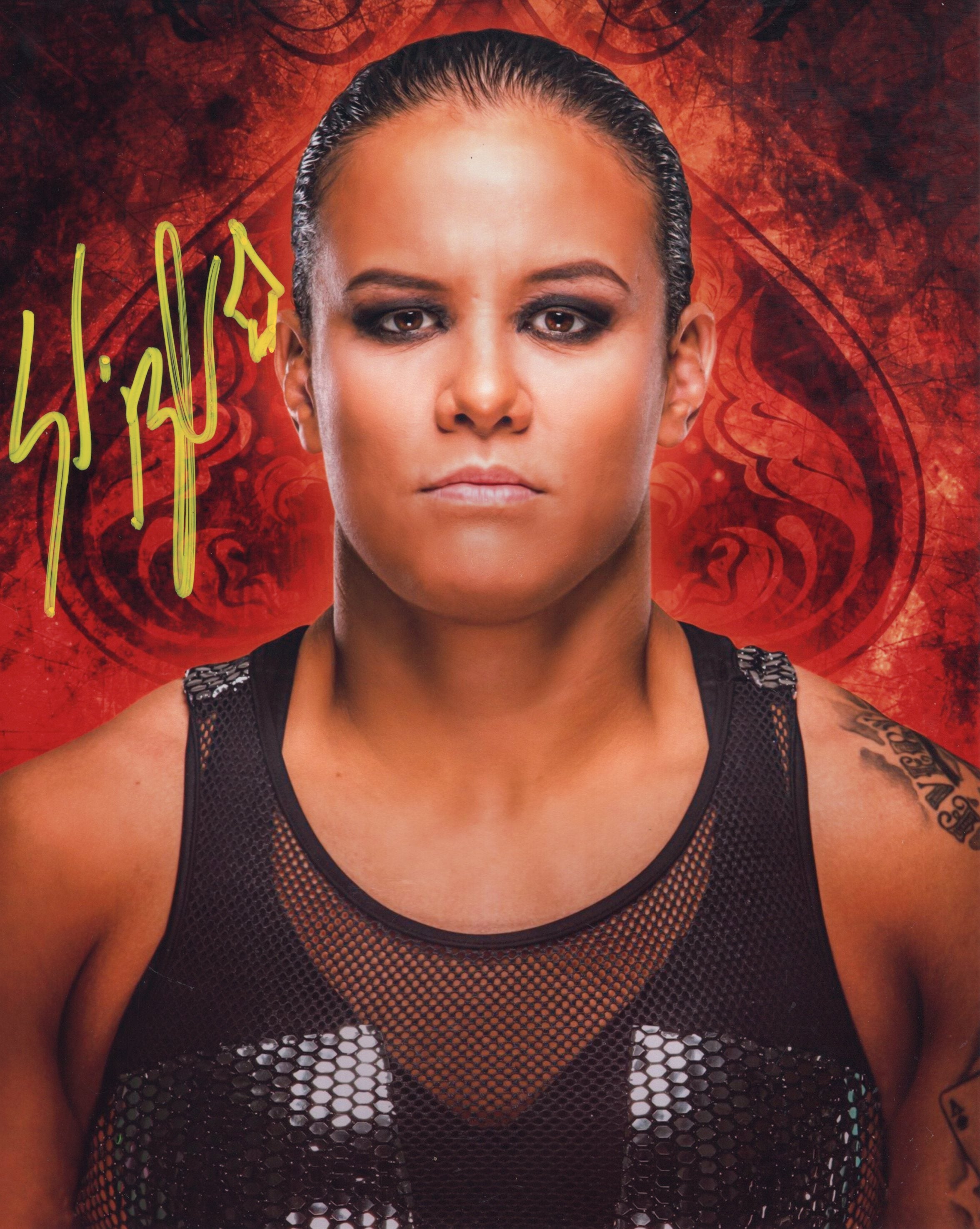 Shayna Baszler (metallic 8x10) WWE WWF NXT photo signed auto autograph ...