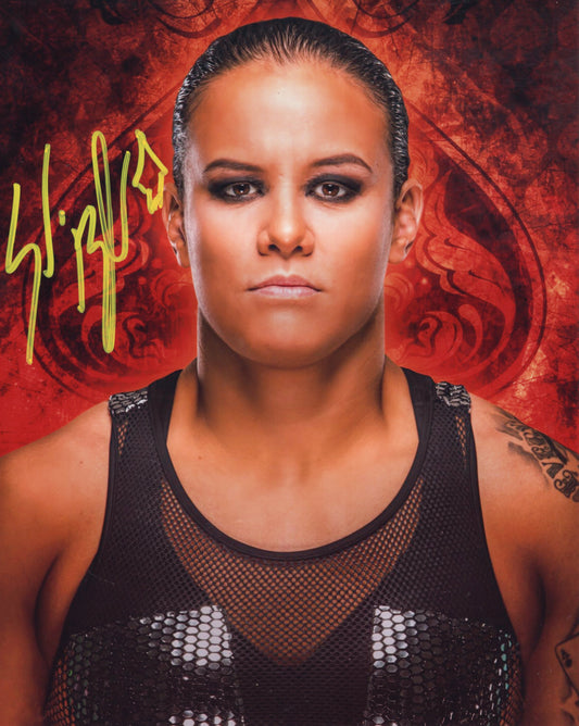 Shayna Baszler (metallic 8x10) WWE WWF NXT photo signed auto autographed