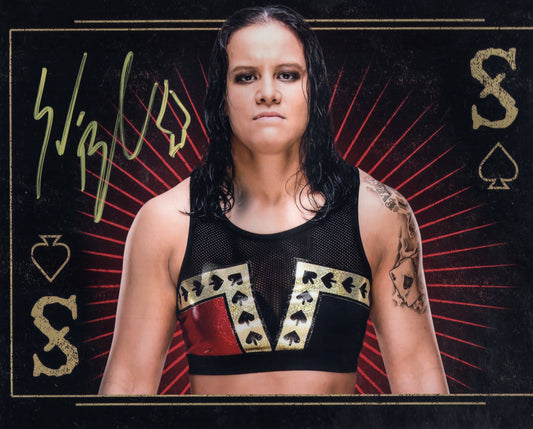 Shayna Baszler (metallic 8x10) WWE WWF NXT photo signed auto autographed