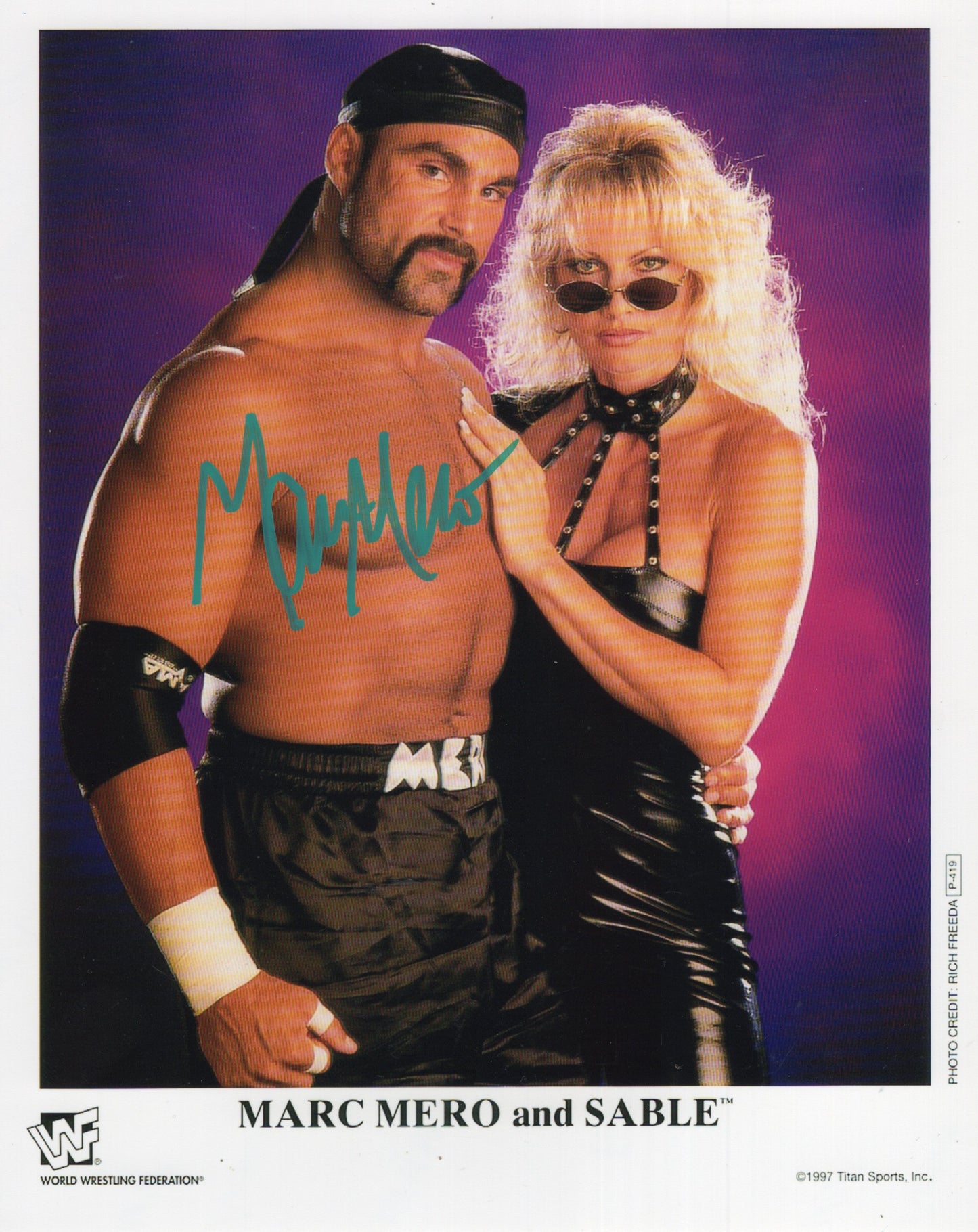 Johnny B. Badd Mark Mero (8x10) WCW WWF photo signed auto autographed WWE