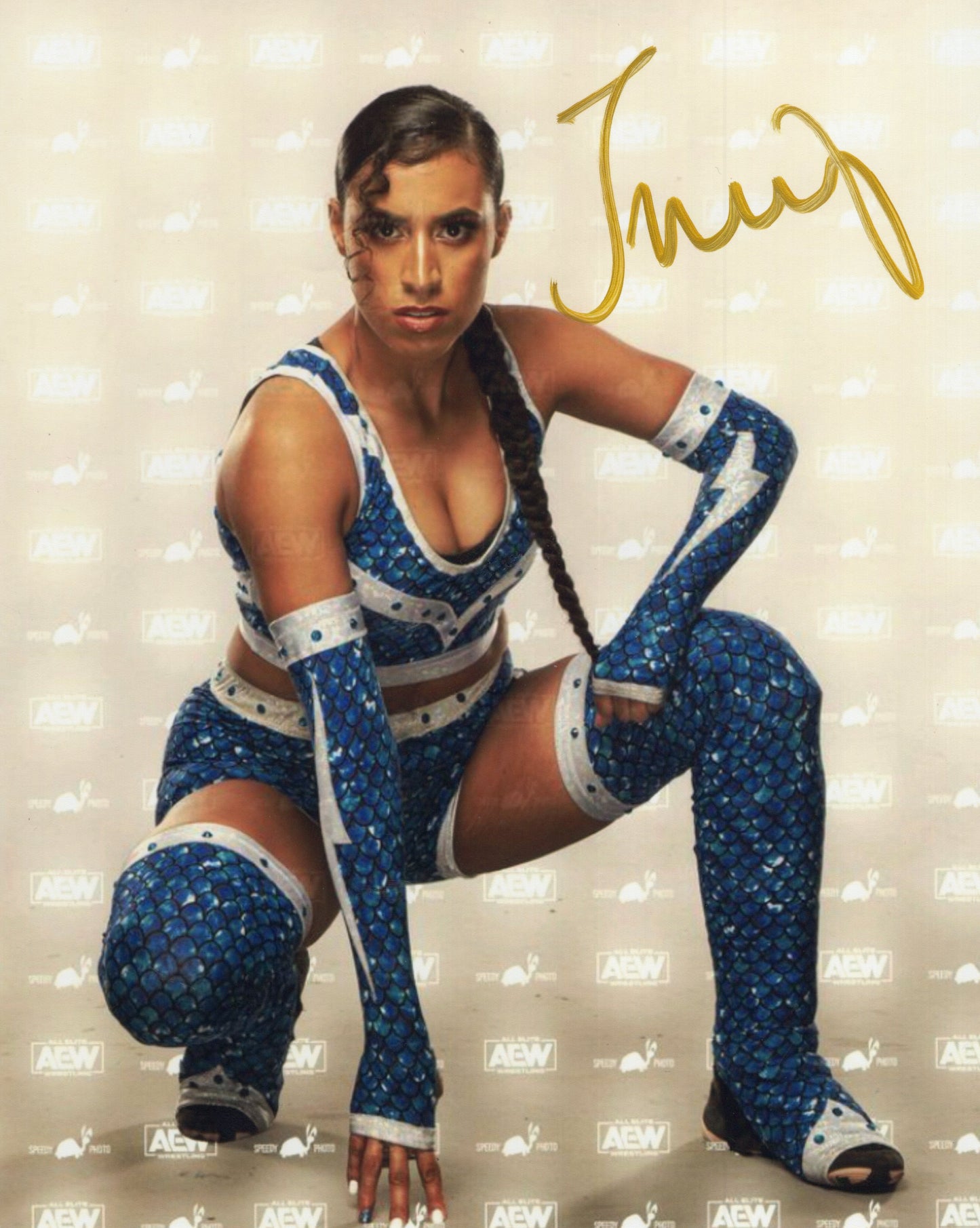 Tiffany Nieves AEW Indy Star  8x10 photo signed auto autographed inscribed