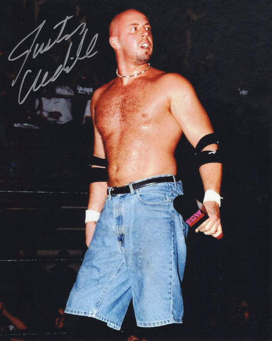 Justin Credible ecw (8x10) photo signed auto autographed