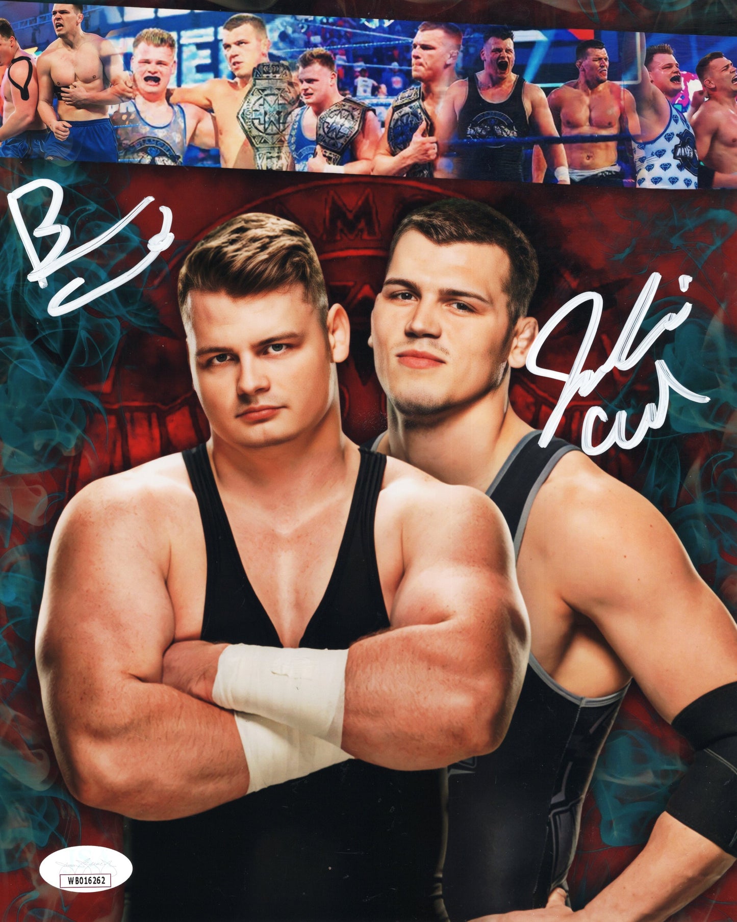 Creed Brothers (metallic 8x10) WWE NXT jsa photo signed auto autographed