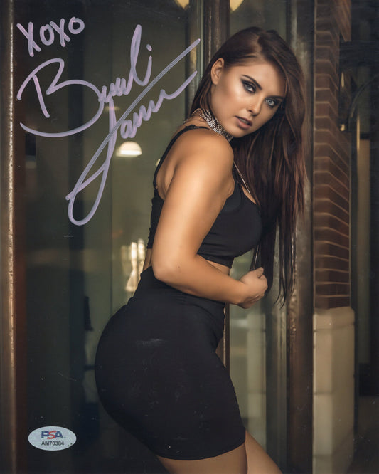 Brandi Lauren Autographed Metallic 8x10 Photo funhouse JSA