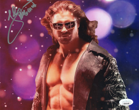 John Morrison Johnny TV AEW  ROH WWE 8x10 signed autographed auto  JSA COA cert