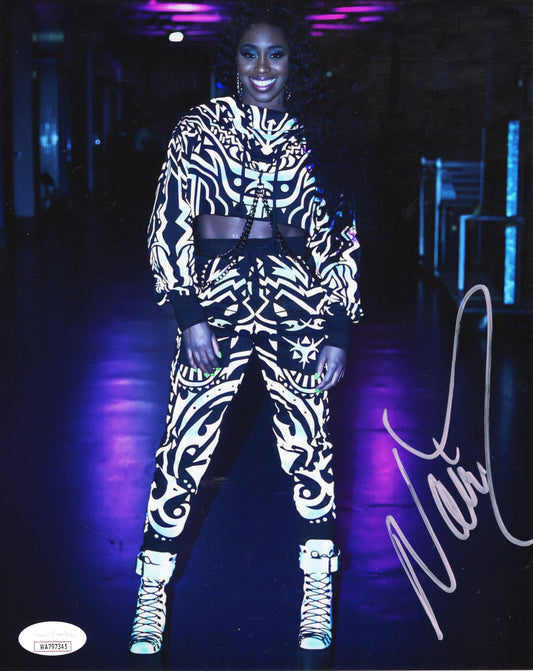 Naomi Funhouse (metallic 8x10) - JSA TNA IMPACT WWE photo signed auto autographed