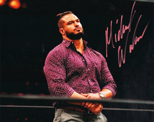 Wardlow (Metallic 8x10) FULL SIGNATURE photo signed auto autographed AEW