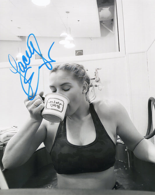 Lacey Evans (metallic 8x10) WWE Funhouse photo signed auto autographed